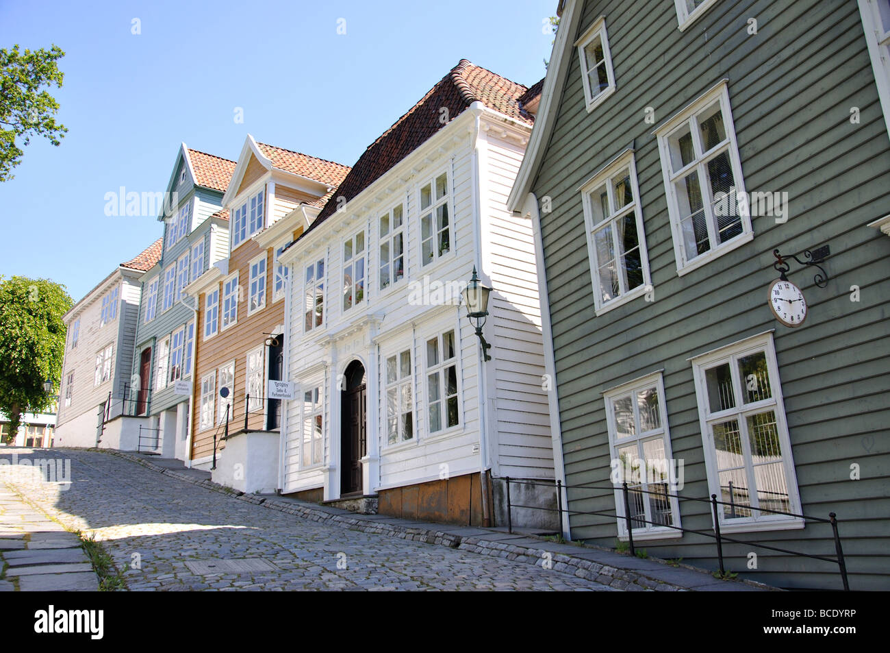 Gamle Bergen Museum, Sandviken, Bergen, Hordaland, Norway Stock Photo