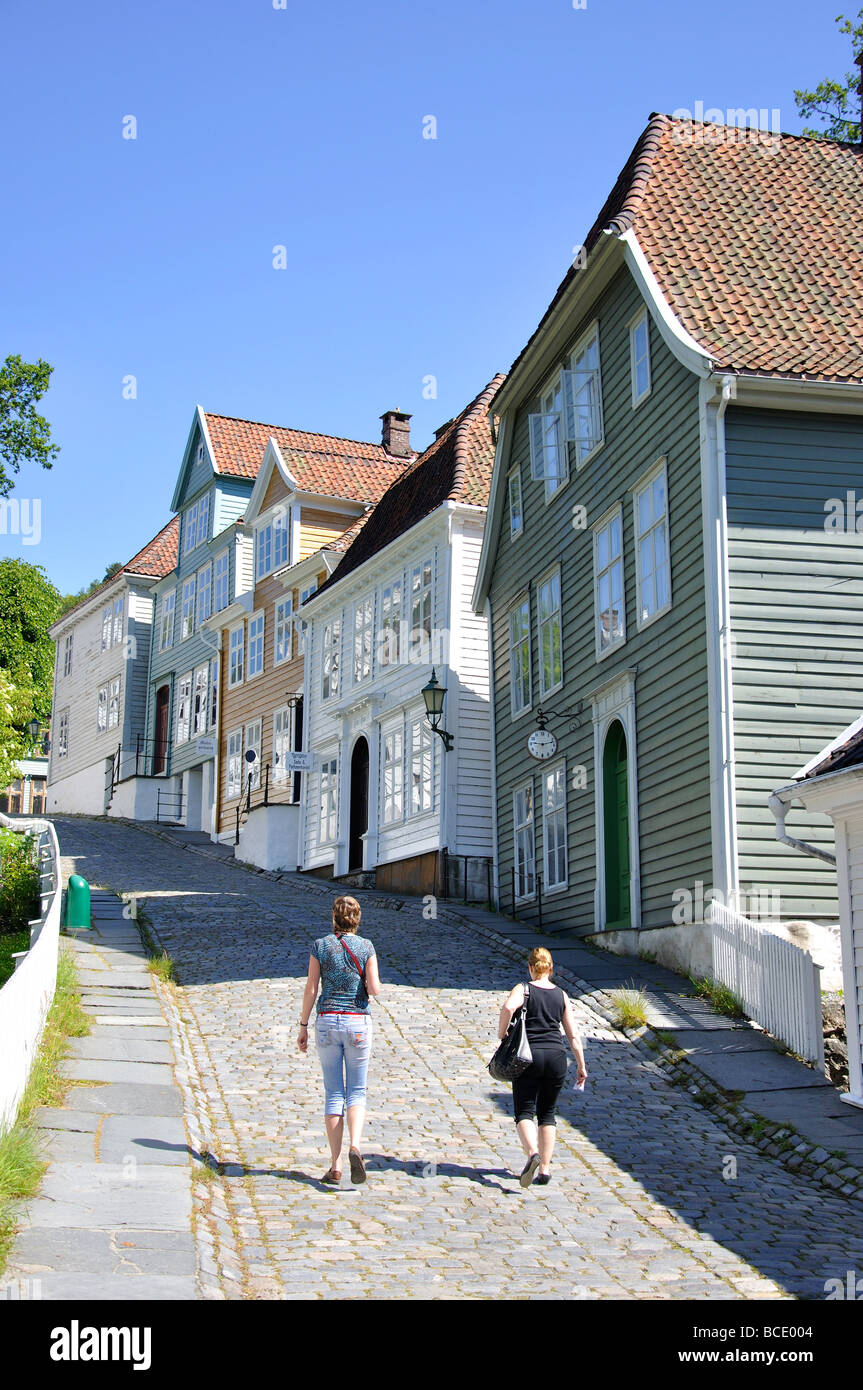 Gamle Bergen Museum, Sandviken, Bergen, Hordaland, Norway Stock Photo