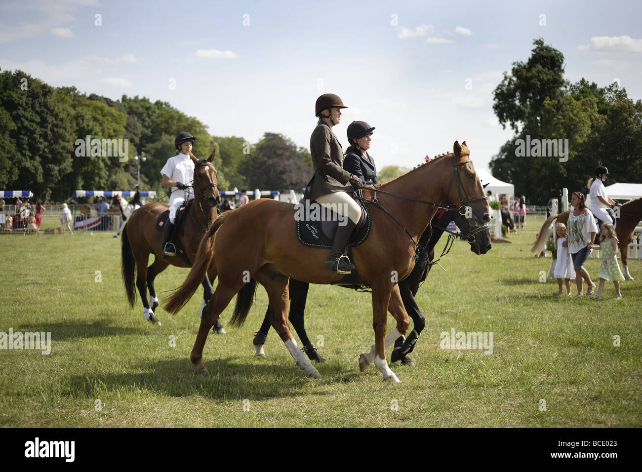 gymkhana,horse,pony club,competition,british,uk Stock Photo