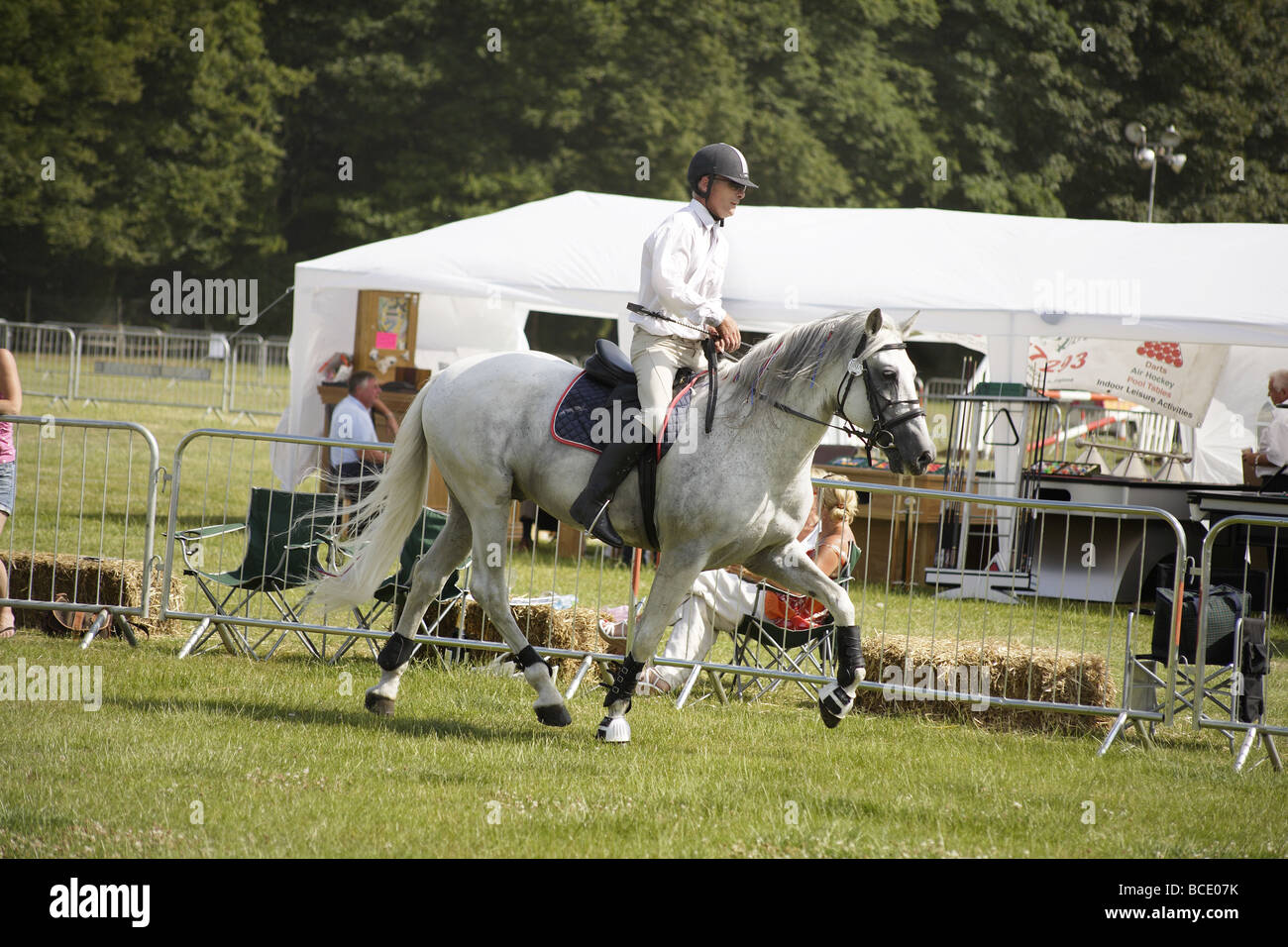 gymkhana,horse,pony club,competition,british,uk Stock Photo