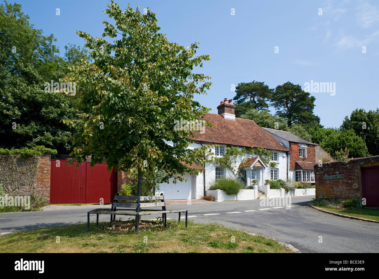 Slindon village. West Sussex, UK Stock Photo Alamy