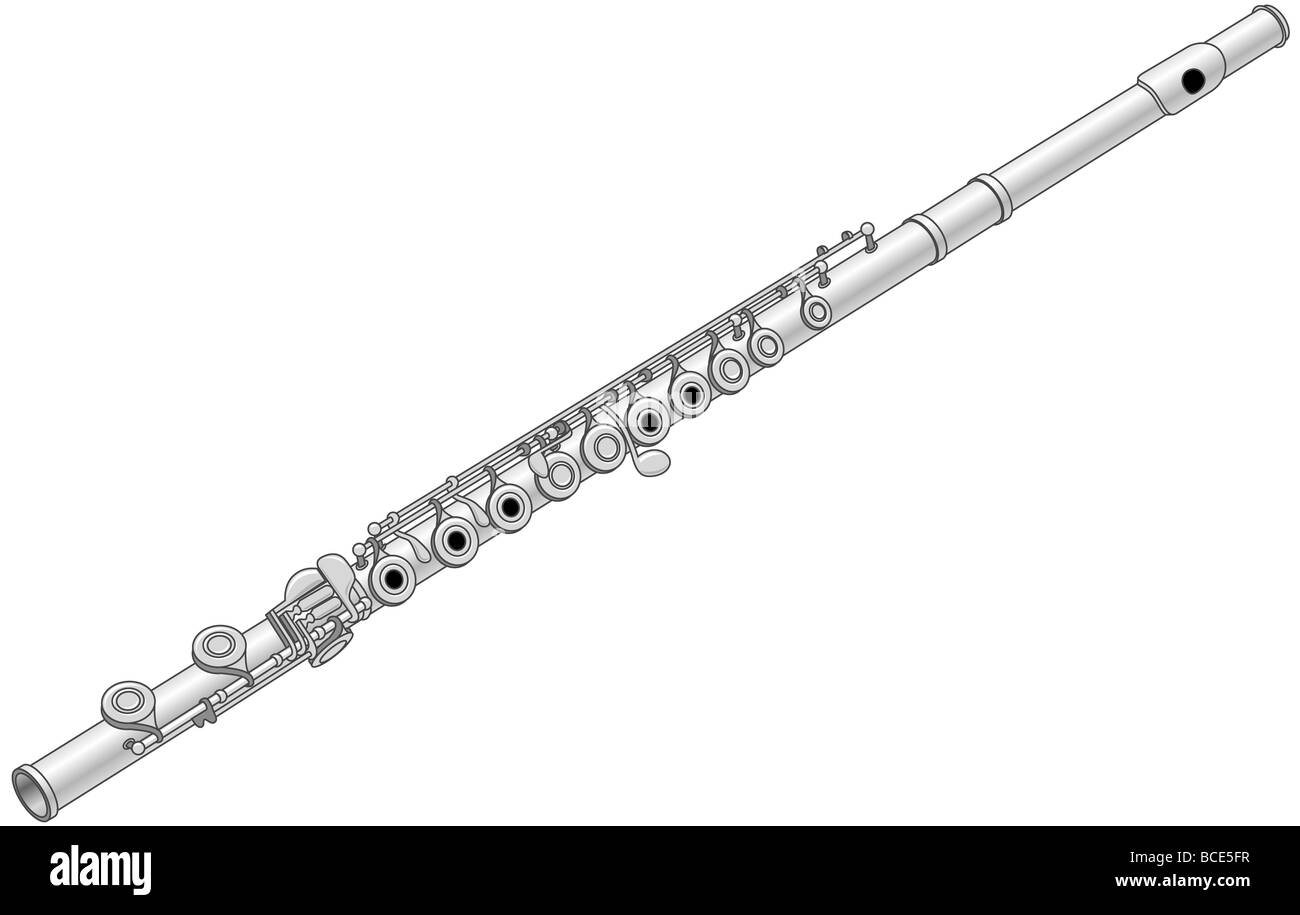 Transverse flute Black and White Stock Photos & Images Alamy