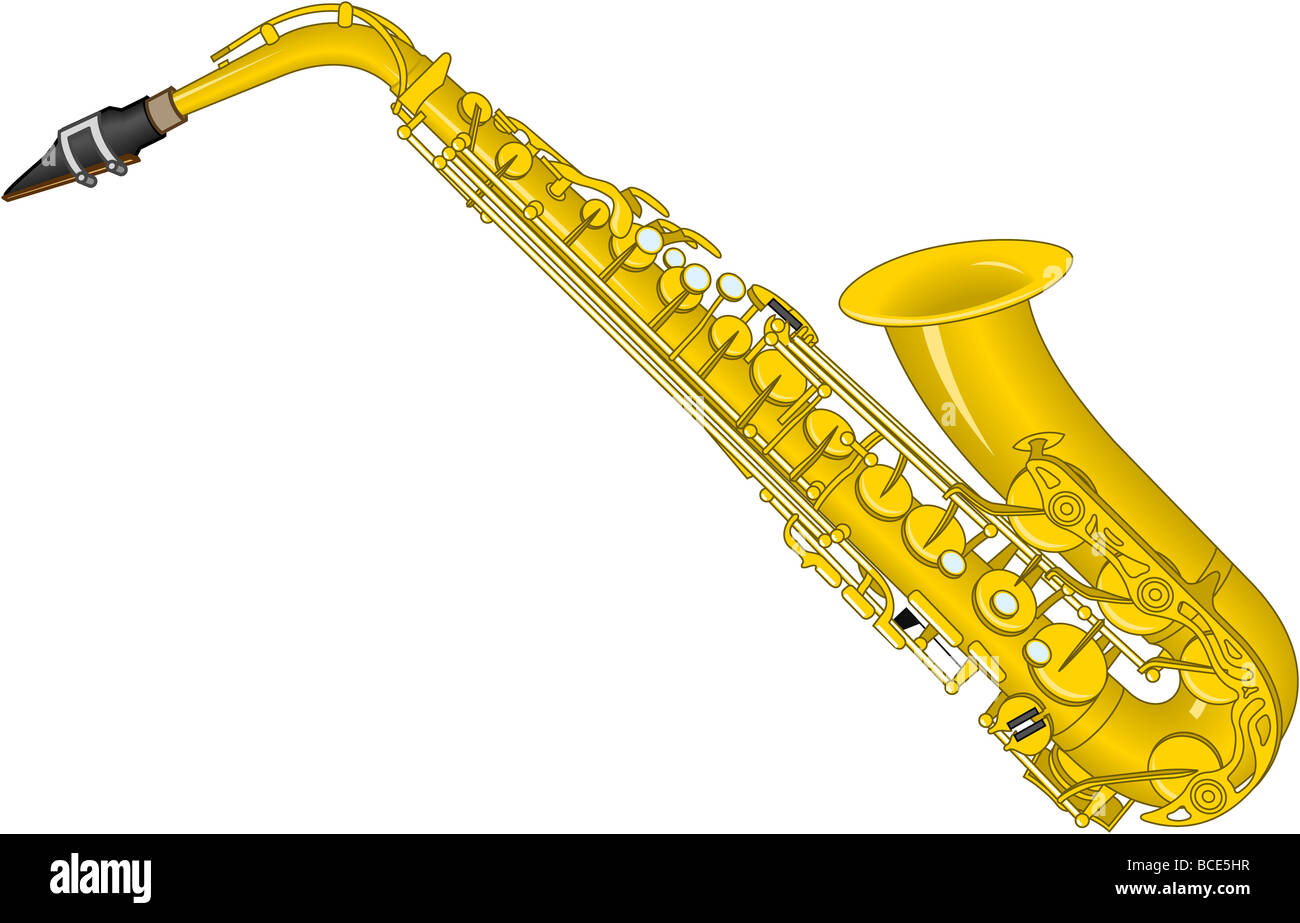 Saxophone illustration hires stock photography and images Alamy