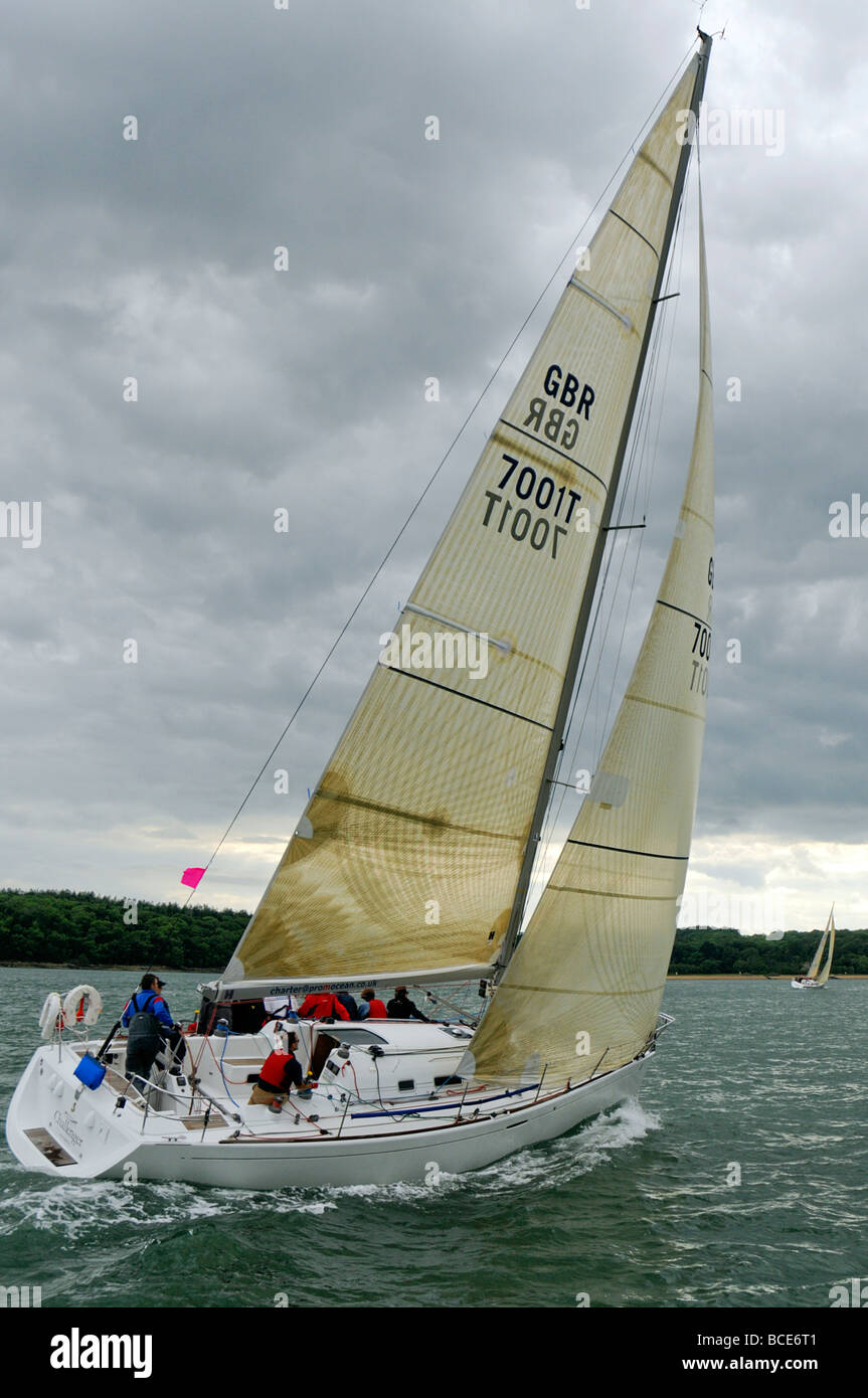 Round the Island Race 2009 Beneteau First 40.7 Stock Photo