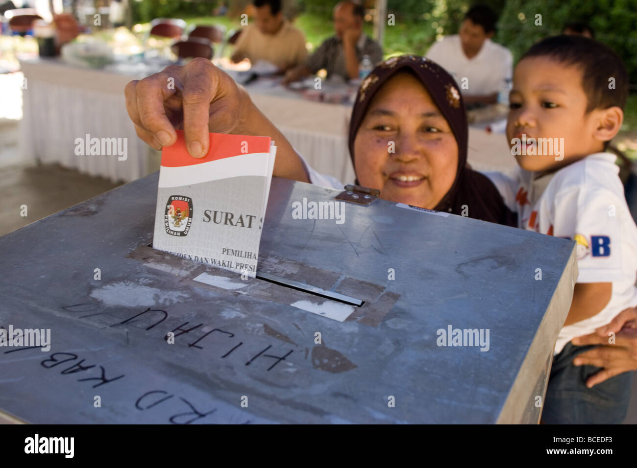 2009 indonesian presidential election Stock Photo