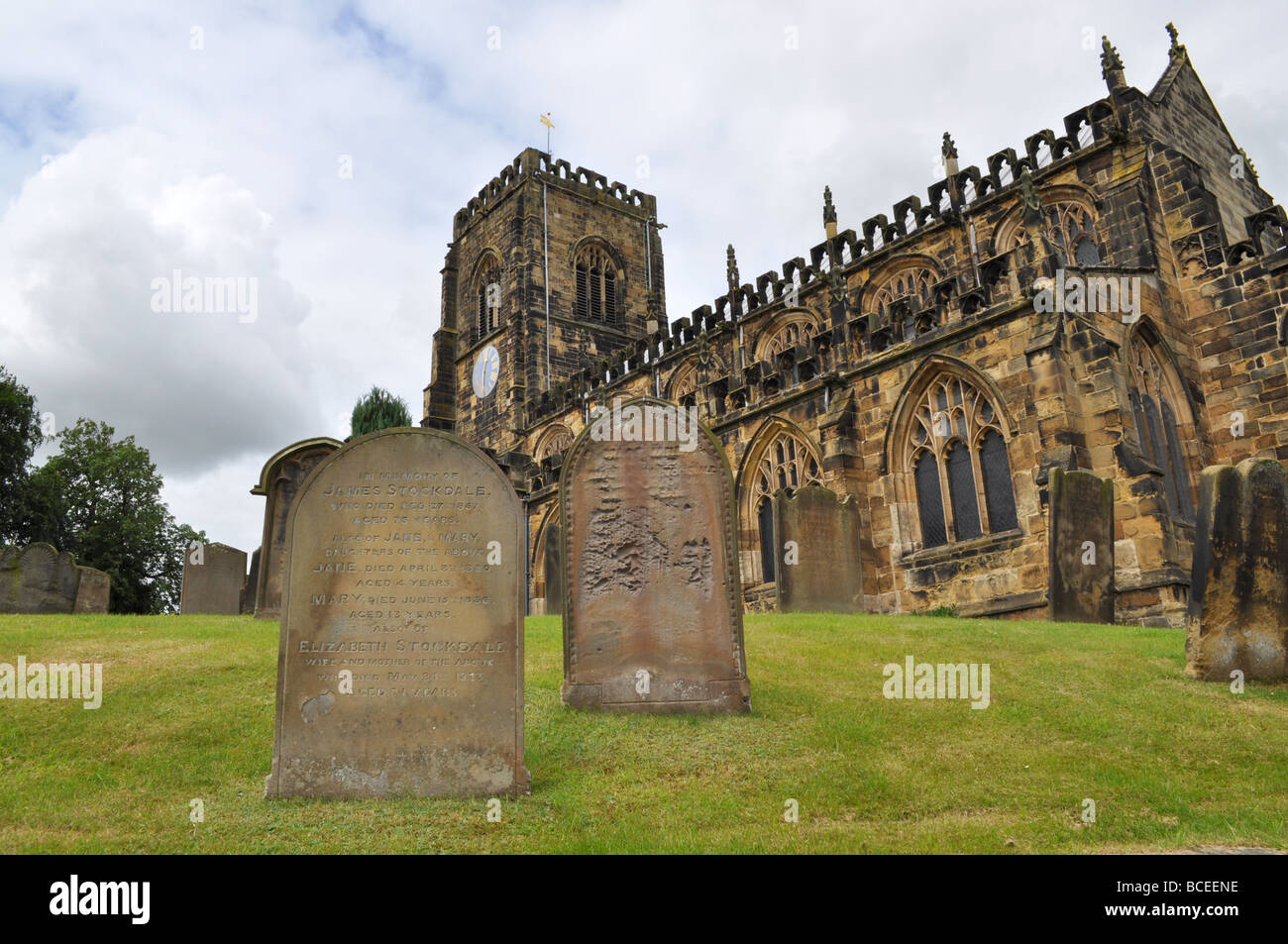 St.Marys church Thirsk North Yorkshire 500 years old Stock Photo