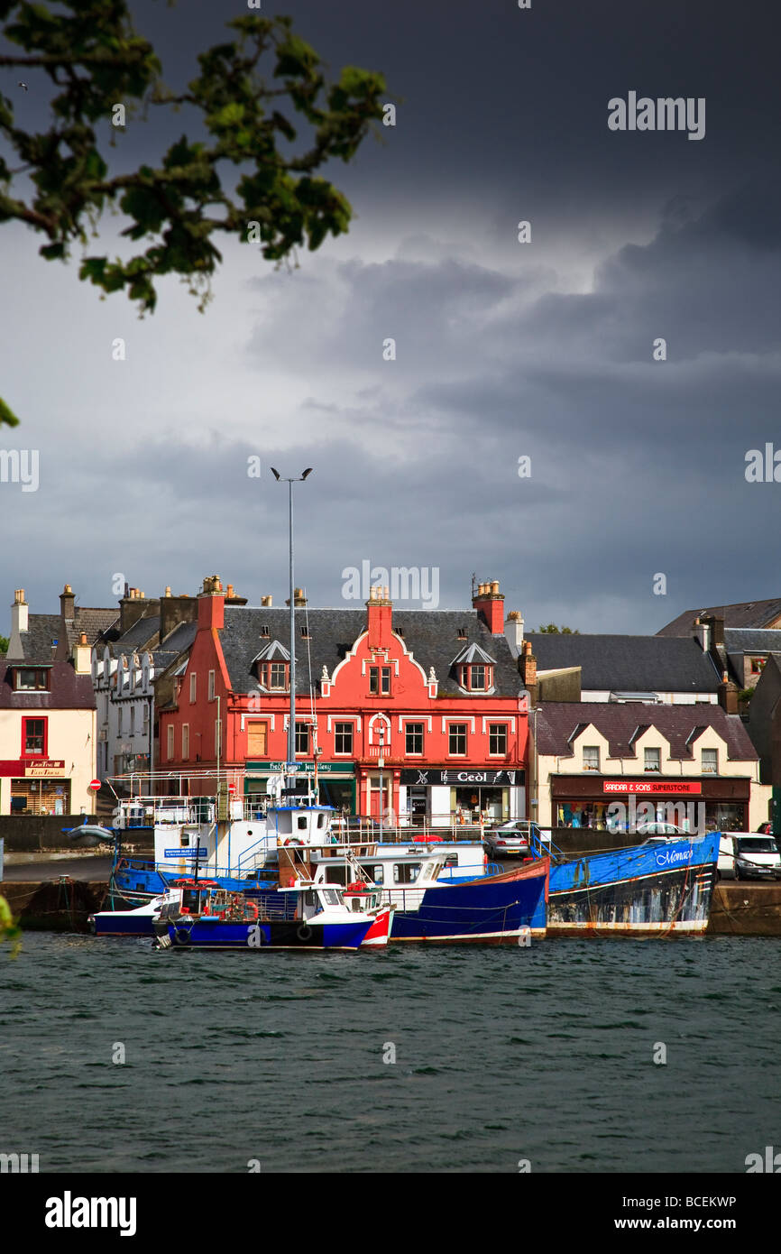 Stornoway harbour, Isle of Lewis, Outer Hebrides, western isles, Scotland, UK 2009 Stock Photo