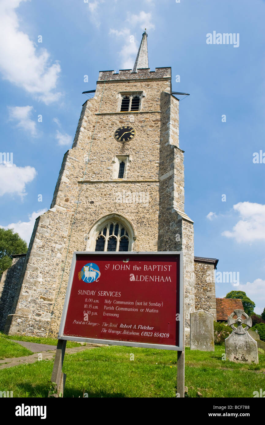 St john baptist church aldenham hires stock photography and images Alamy