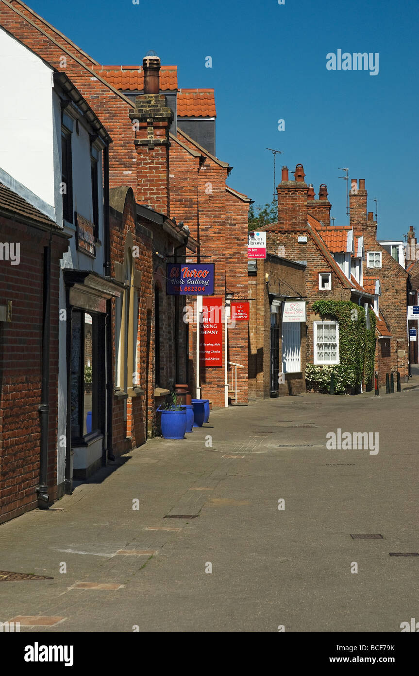 Street view in town centre Walkergate Beverley East Yorkshire England