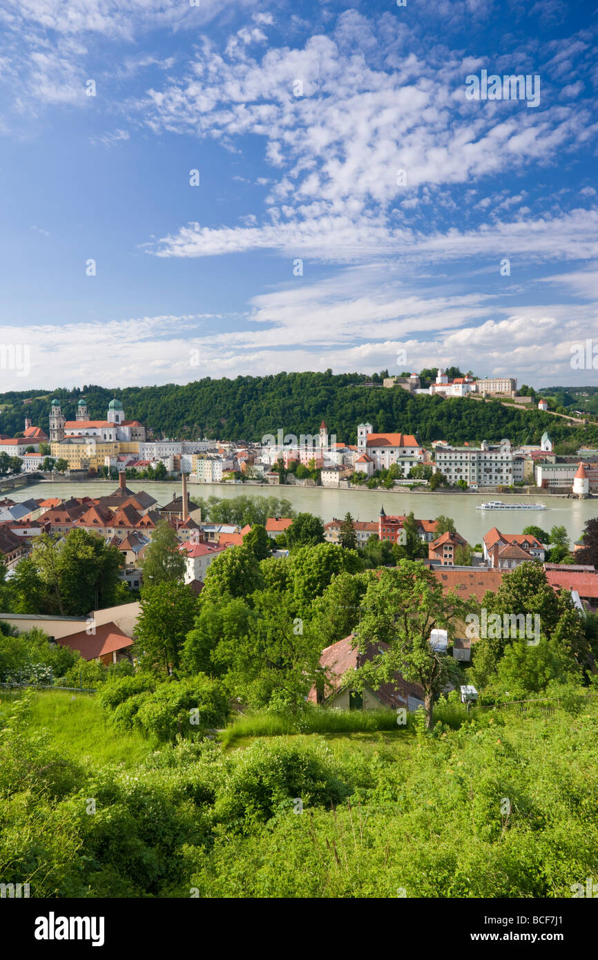Inn river view from mariahilf monastery hi-res stock photography and ...
