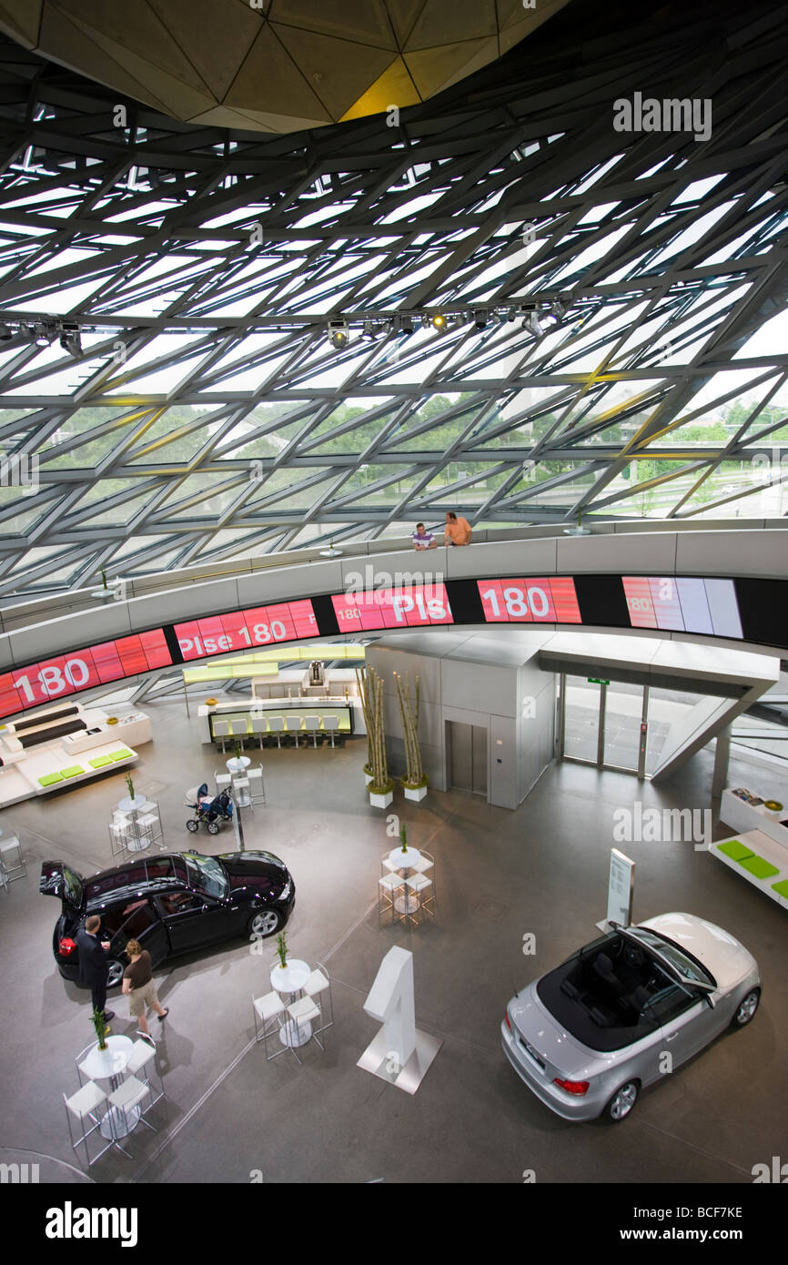 Germany, Bayern/Bavaria, Munich, BMW Welt Car Emporium Stock Photo