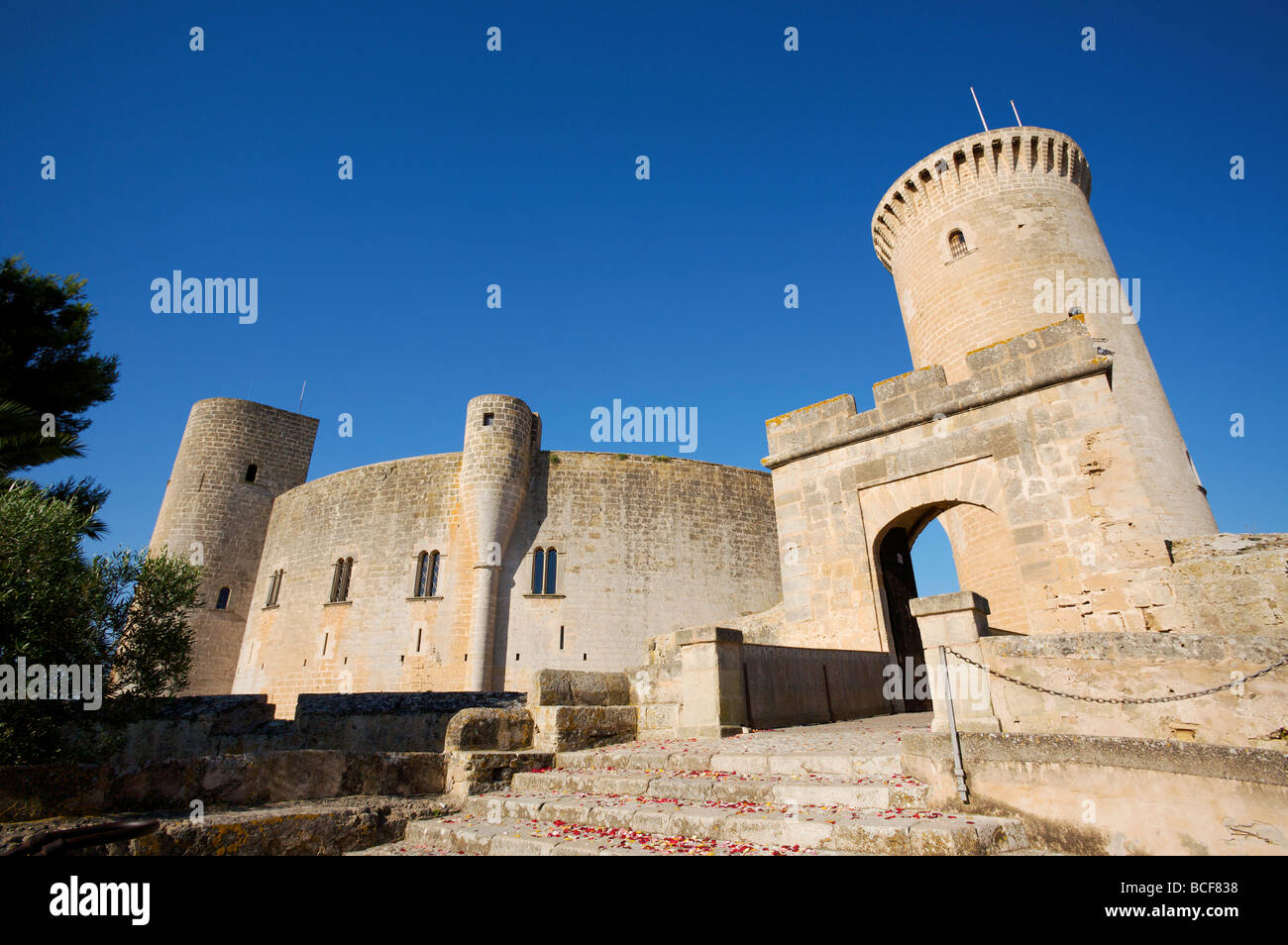 Castell de Bellver, Palma, Mallorca, Spain Stock Photo