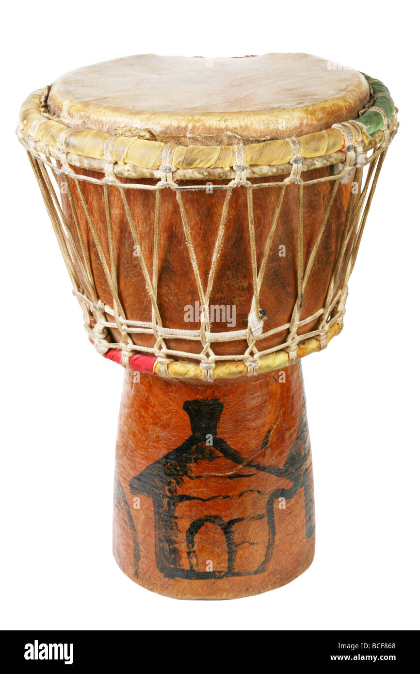 Original african djembe drum Stock Photo Alamy