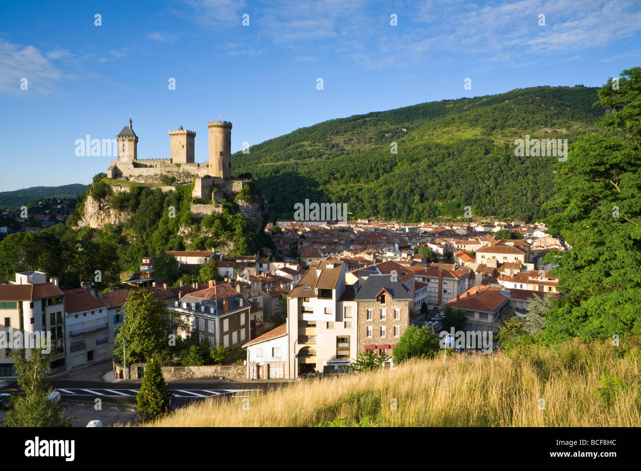 Foix Castle, Foix, Ariege, Midi-Pyrenees, France Stock Photo - Alamy