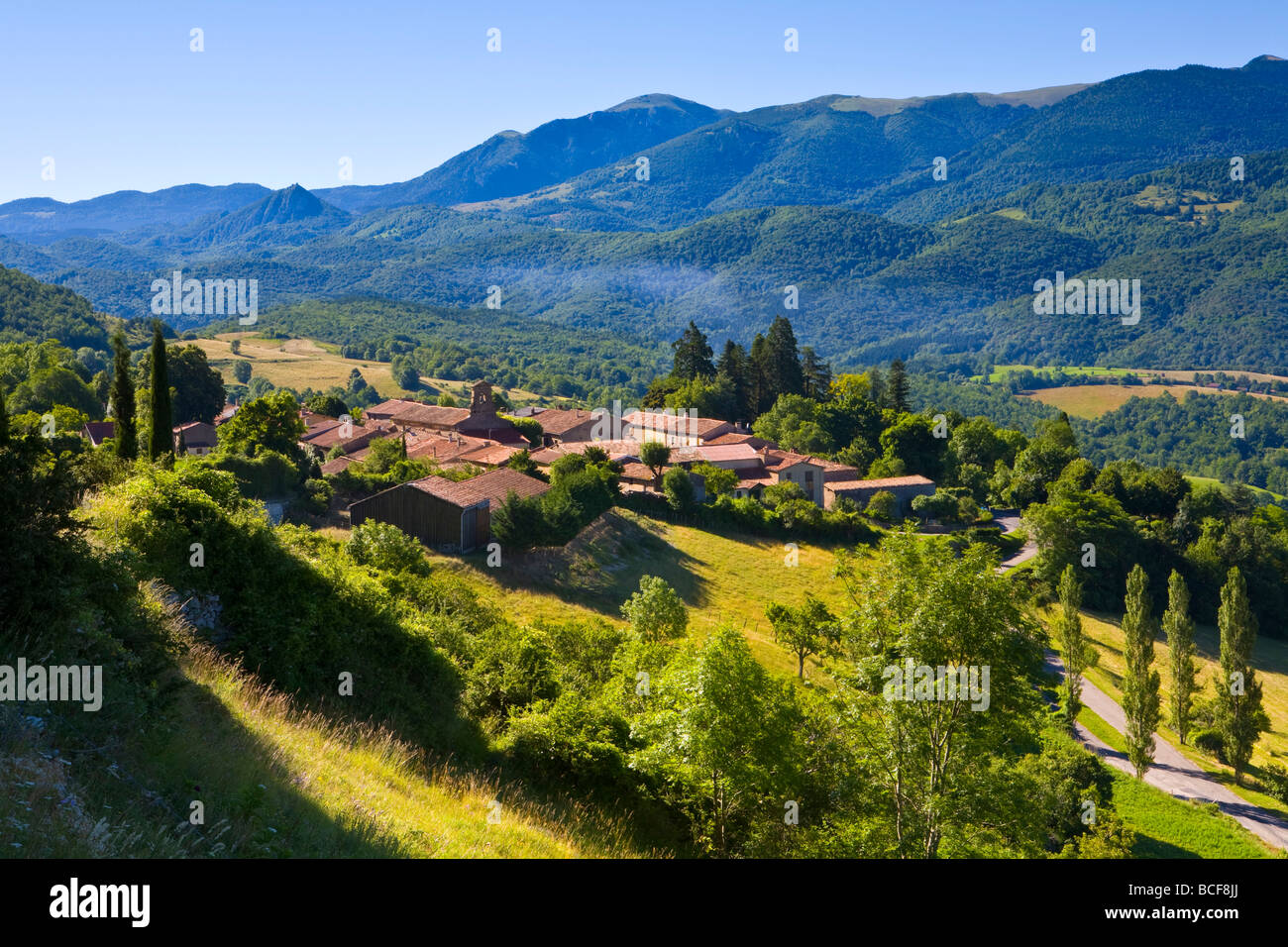 Roquefixade, Ariege, Midi-Pyrenees, France Stock Photo