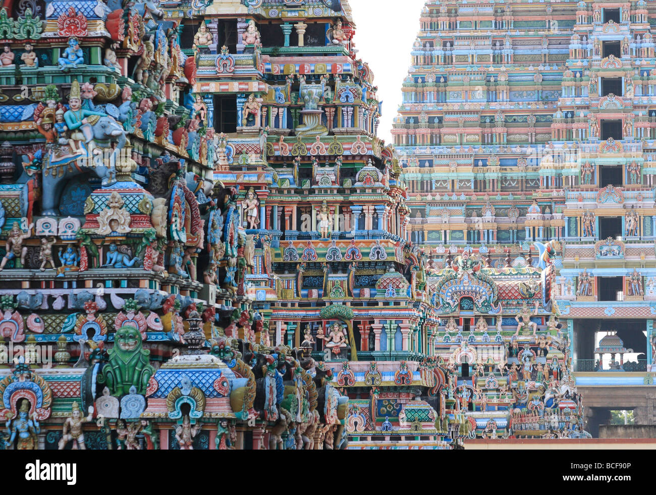 Srirangam Vishnu Temple, Tamil Nadu, India Stock Photo Alamy