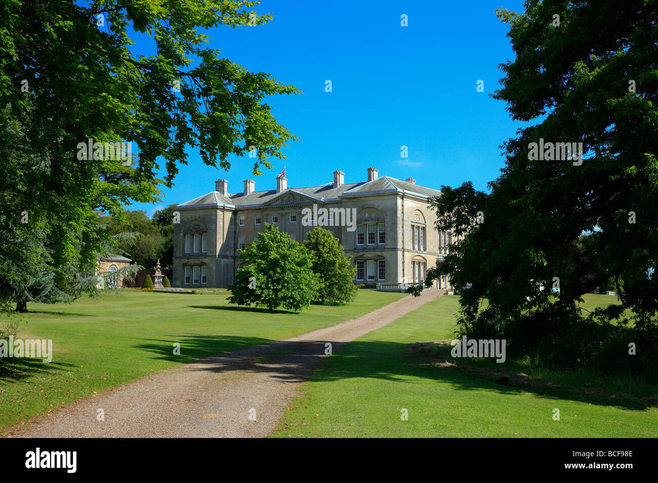 Sledmere House near Driffield Yorkshire Wolds Stock Photo