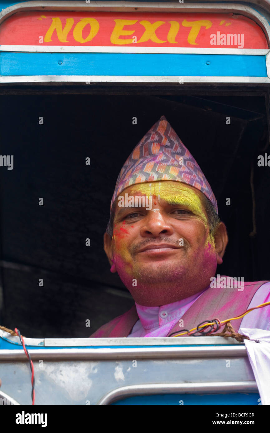 India, Sikkim, Gangtok, Celebrating Durga Festival Stock Photo
