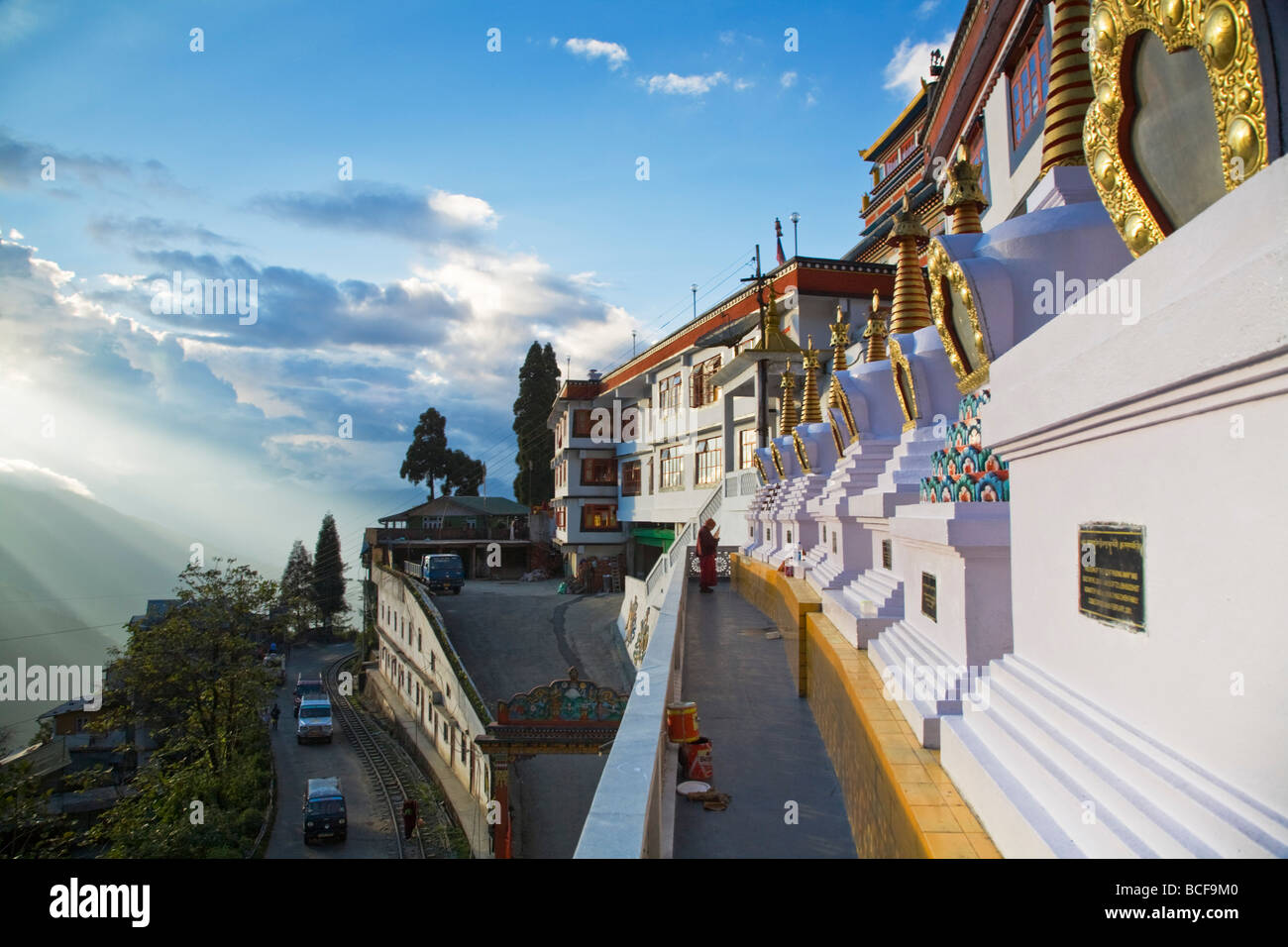 India, West Bengal, Darjeeling, Druk Sangag Choeling Monastery (Dali Monastery) Stock Photo