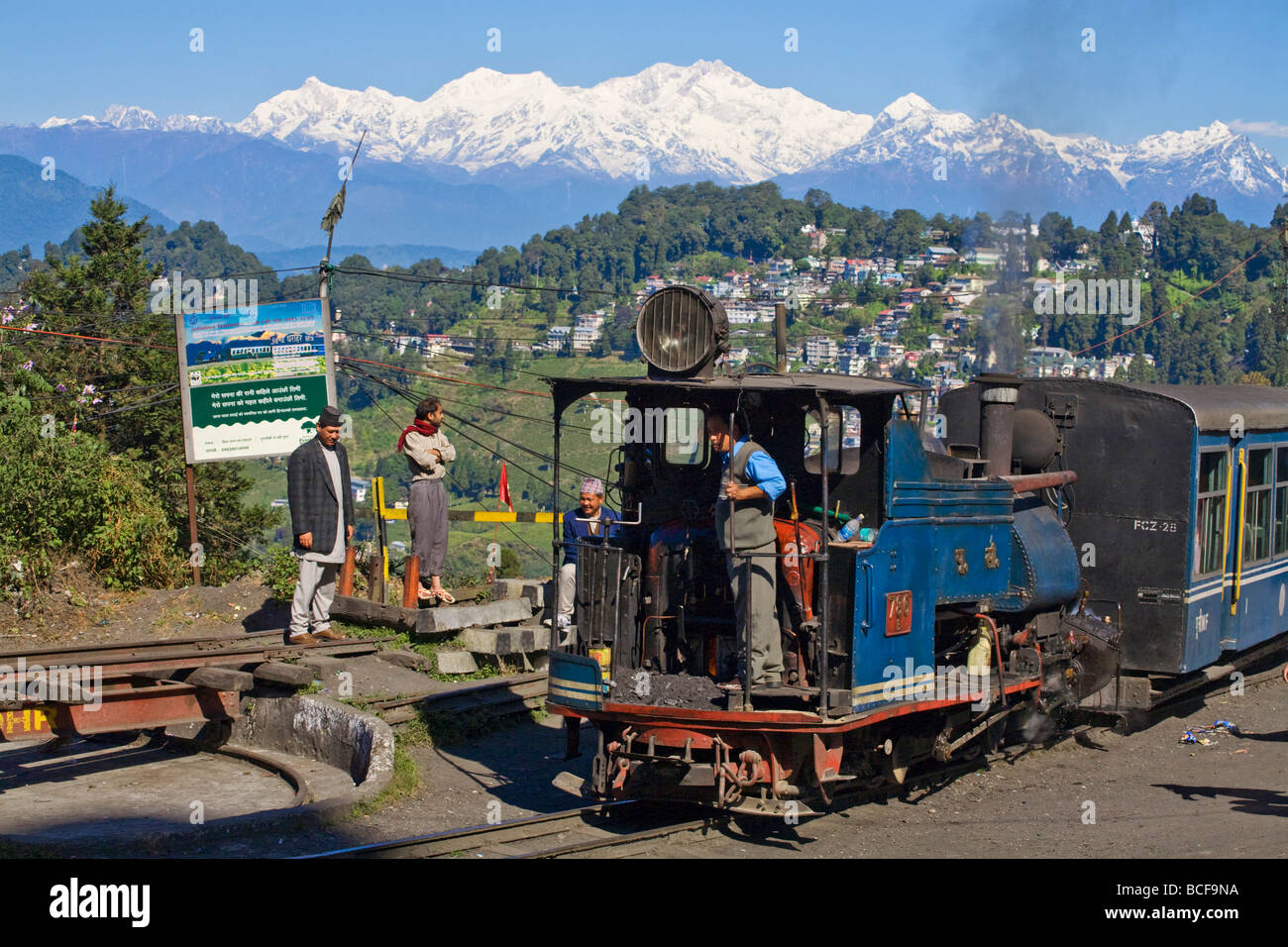 India, West Bengal, Darjeeling, Darjeeling Train station, home to