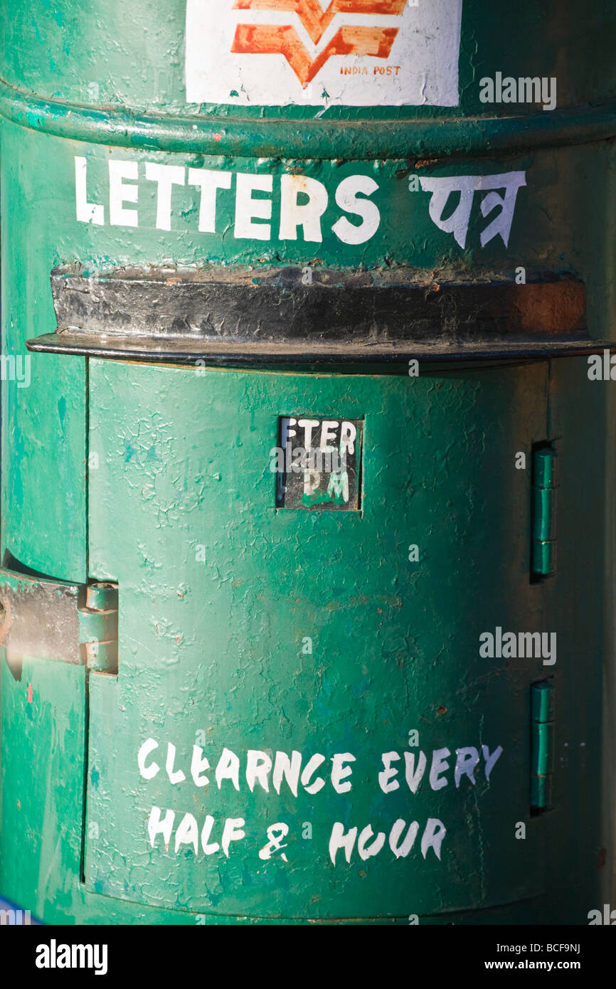 India, West Bengal, Darjeeling, Chowrasta, Letter boxes Stock Photo