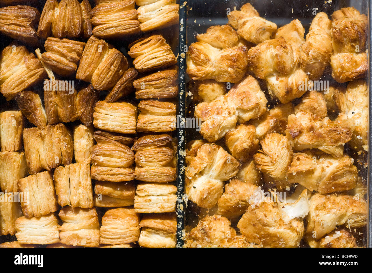 India, West Bengal, Kalimpong, Biscuits for sale in shop Stock Photo