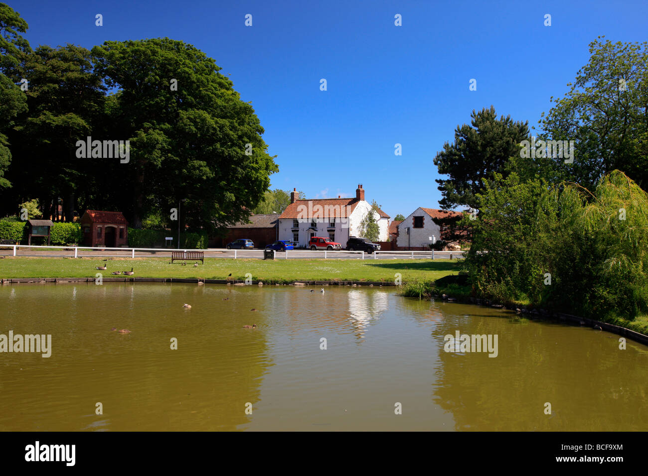 Wold Newton Village East Riding of Yorkshire Stock Photo Alamy