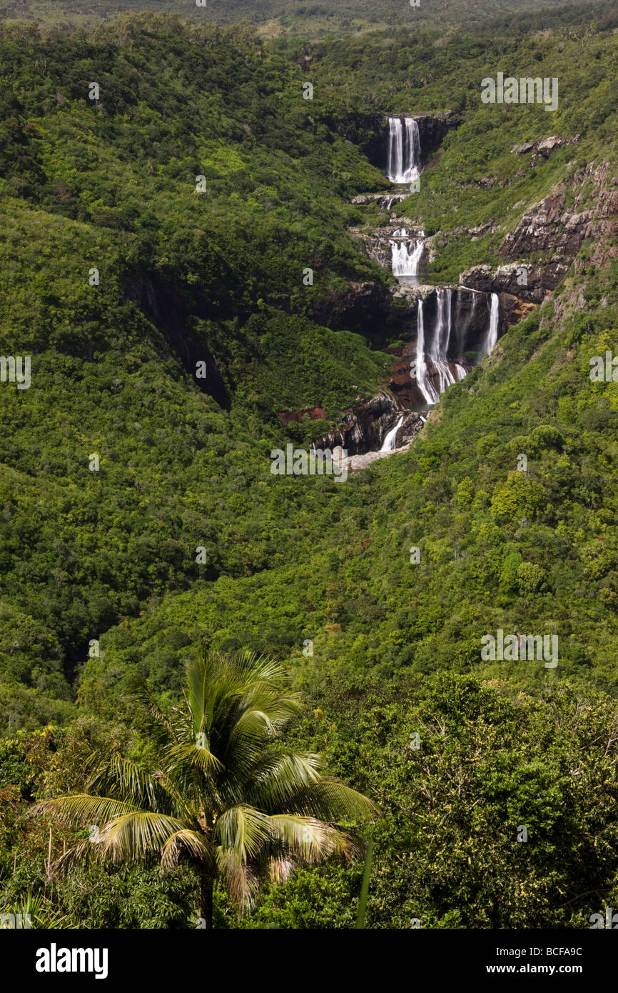 Mauritius, Western Mauritius, Vacoas, Tamarin Falls Stock Photo Alamy