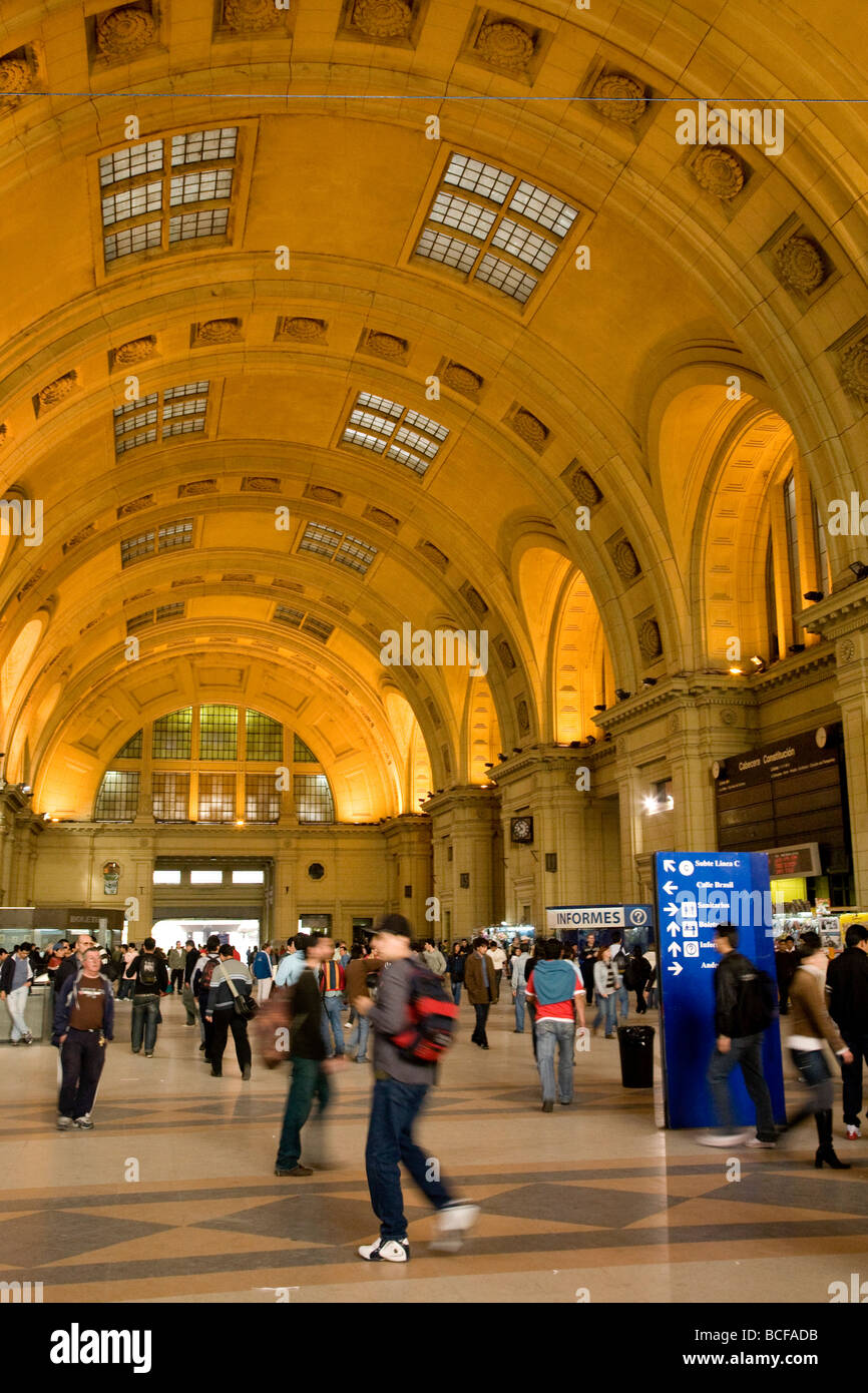 Estacion Constitucion (train station), Buenos Aires, Argentina Stock