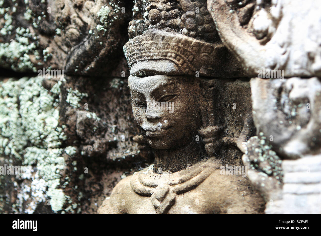Temple in jungles, Angkor, Cambodia Stock Photo