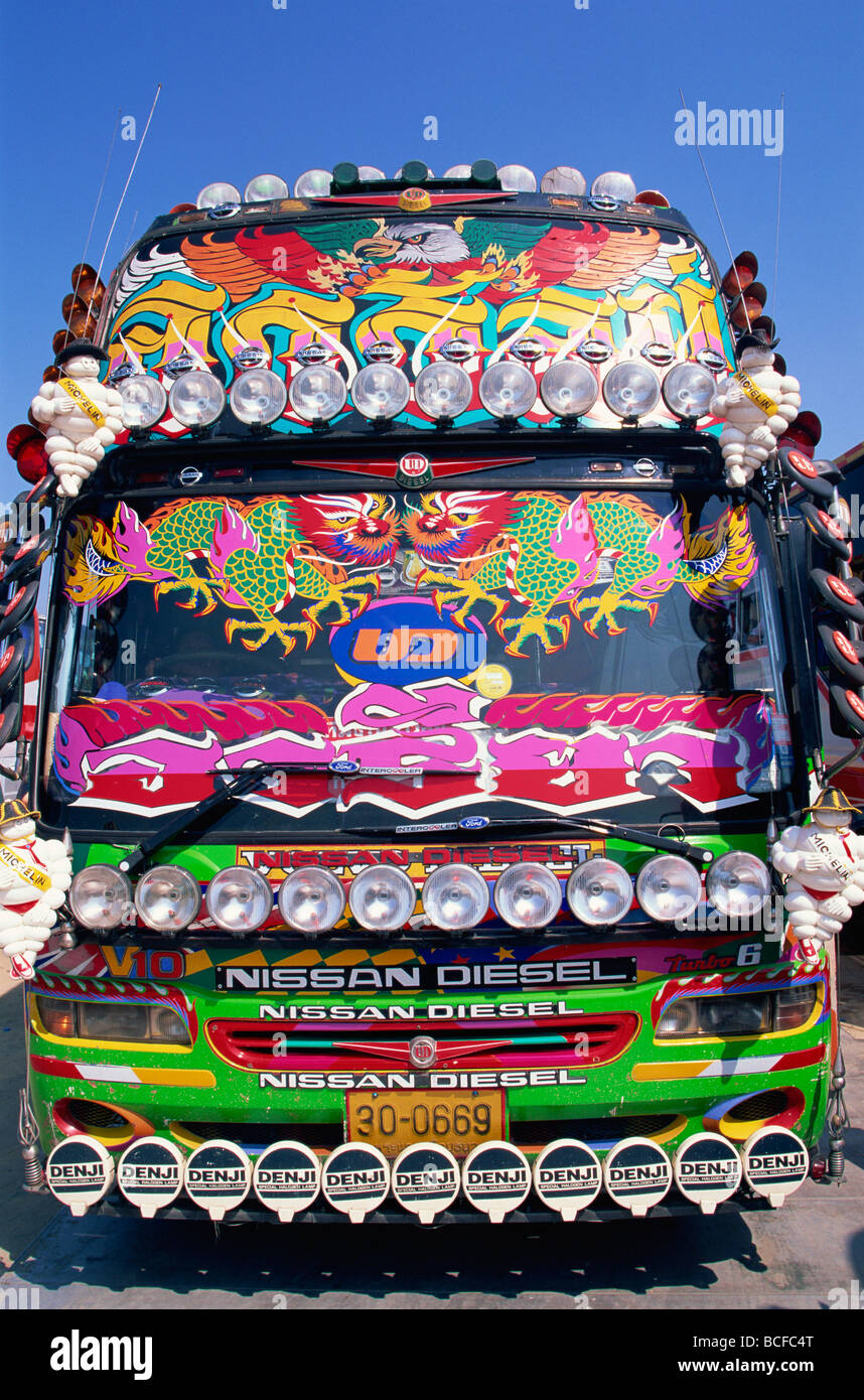 Thailand, Bangkok, Buses Stock Photo - Alamy