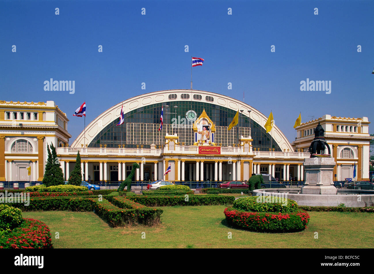 Thailand, Bangkok, Hualamphong Railway Station Stock Photo