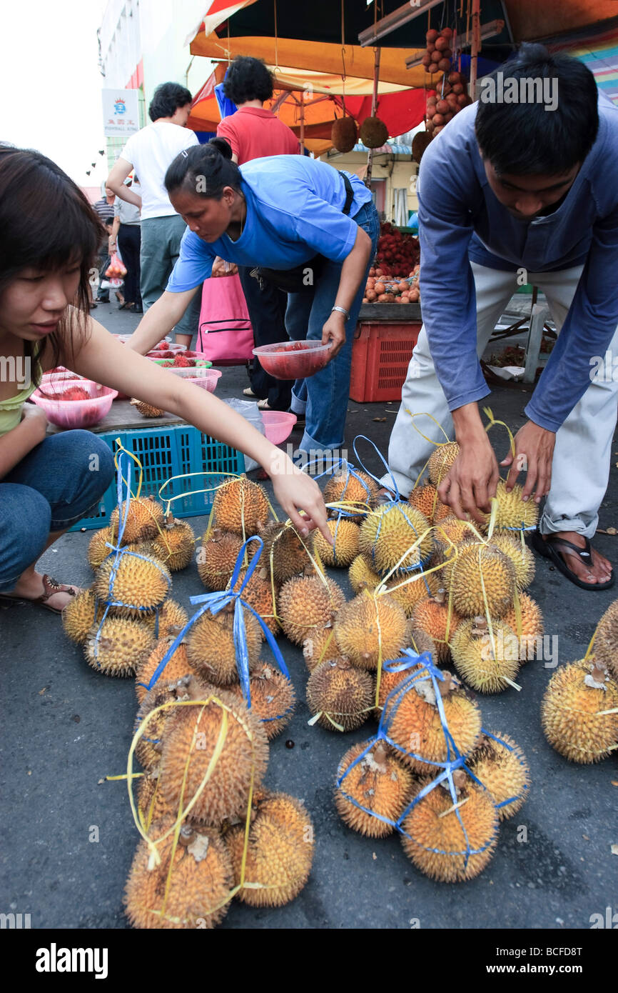 Saturday Market, Kuching, Sarawak, Malaysian Borneo, Malaysia Stock Photo