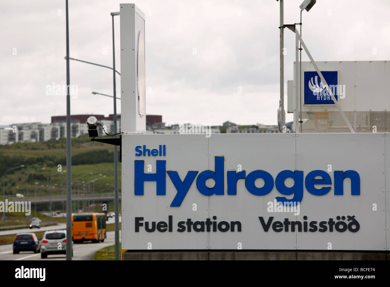 Hydrogen filling station, Reykjavik, Iceland Stock Photo