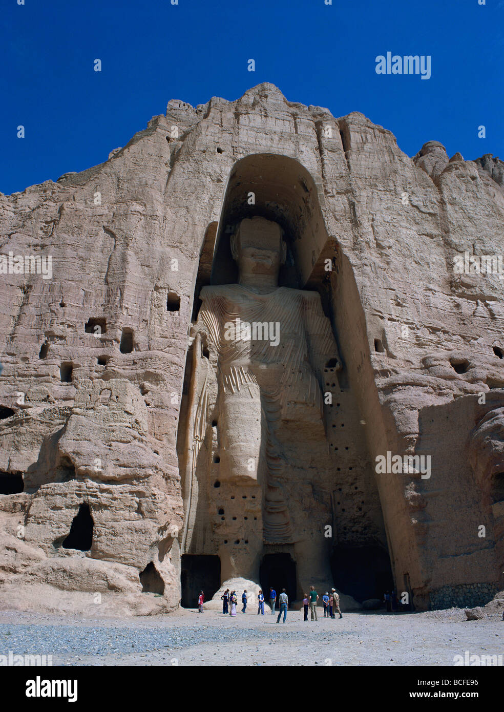 Afghanistan Bamiyan Worlds largest standing Buddha before it was