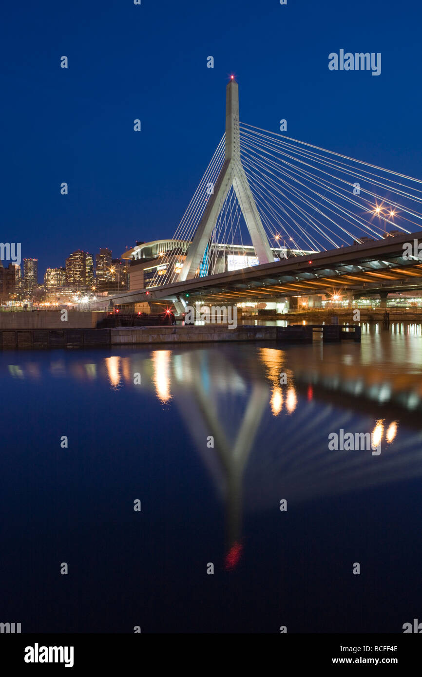 USA, Massachusetts, Boston, The Zakim Bridge Stock Photo Alamy