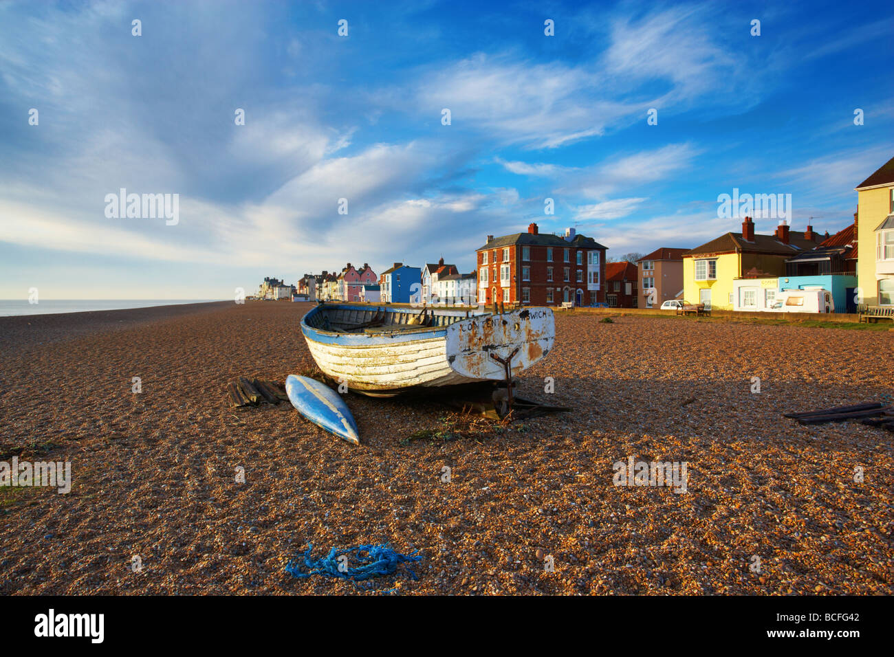 Aldeburgh on the Suffolk Coast Stock Photo