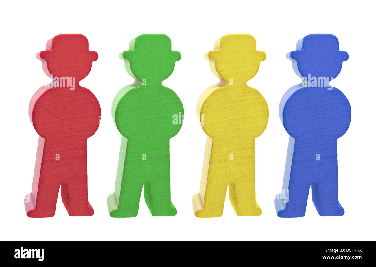 Wooden Male Figures Stock Photo Alamy