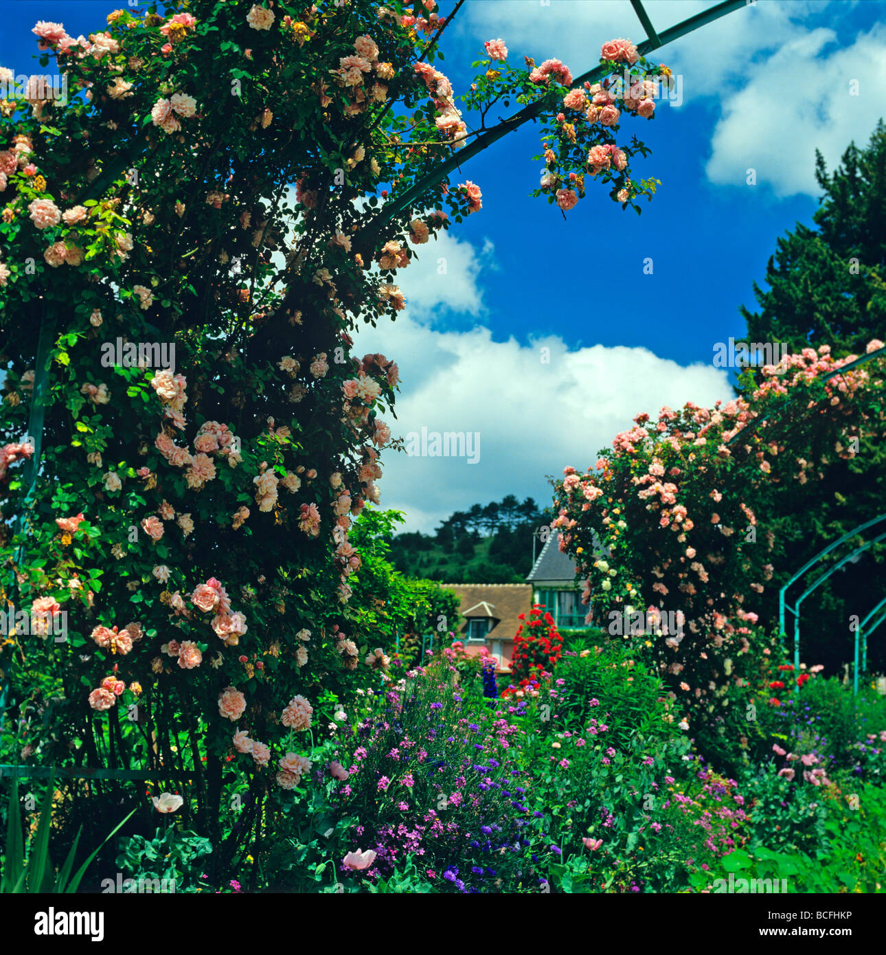 Claude garden at Giverny in Normandy France Stock Photo Alamy