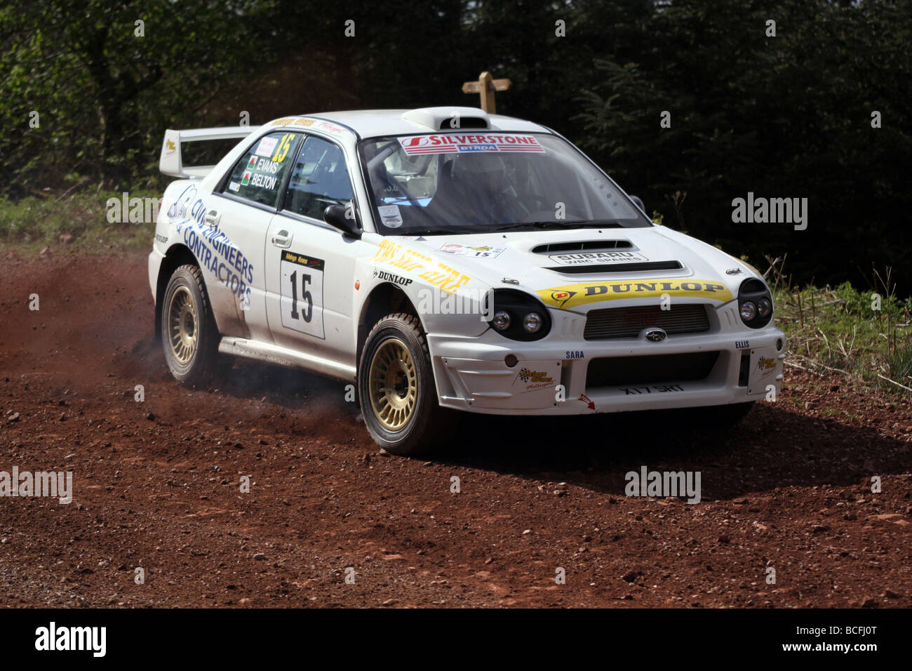 Subaru rally jump hi-res stock photography and images - Alamy