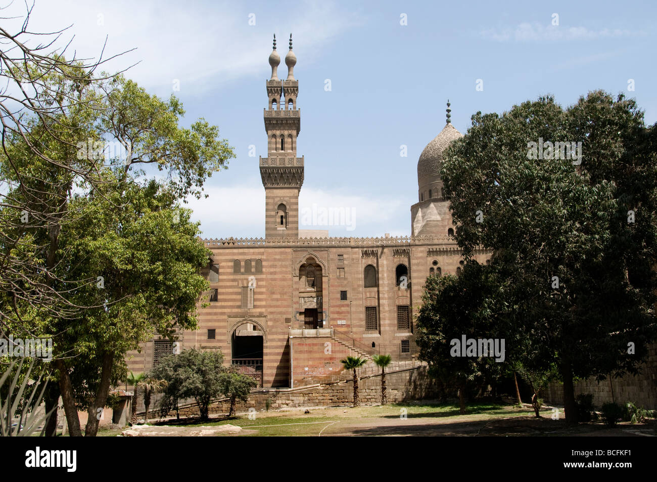 Cairo Egypt sultan hassan mosque ali rifai mosque Stock Photo