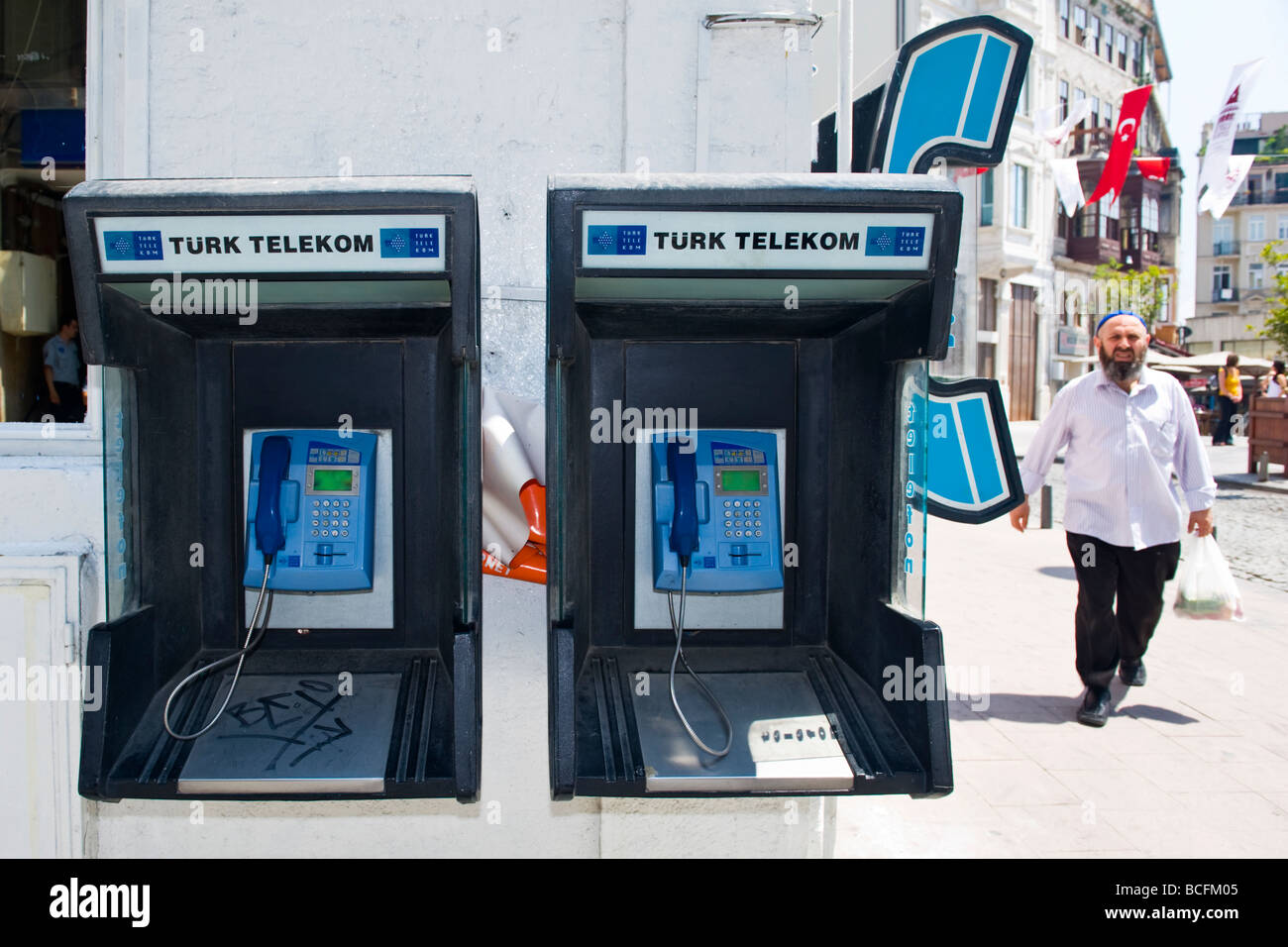 turkish phone kiosk high resolution stock photography and images alamy