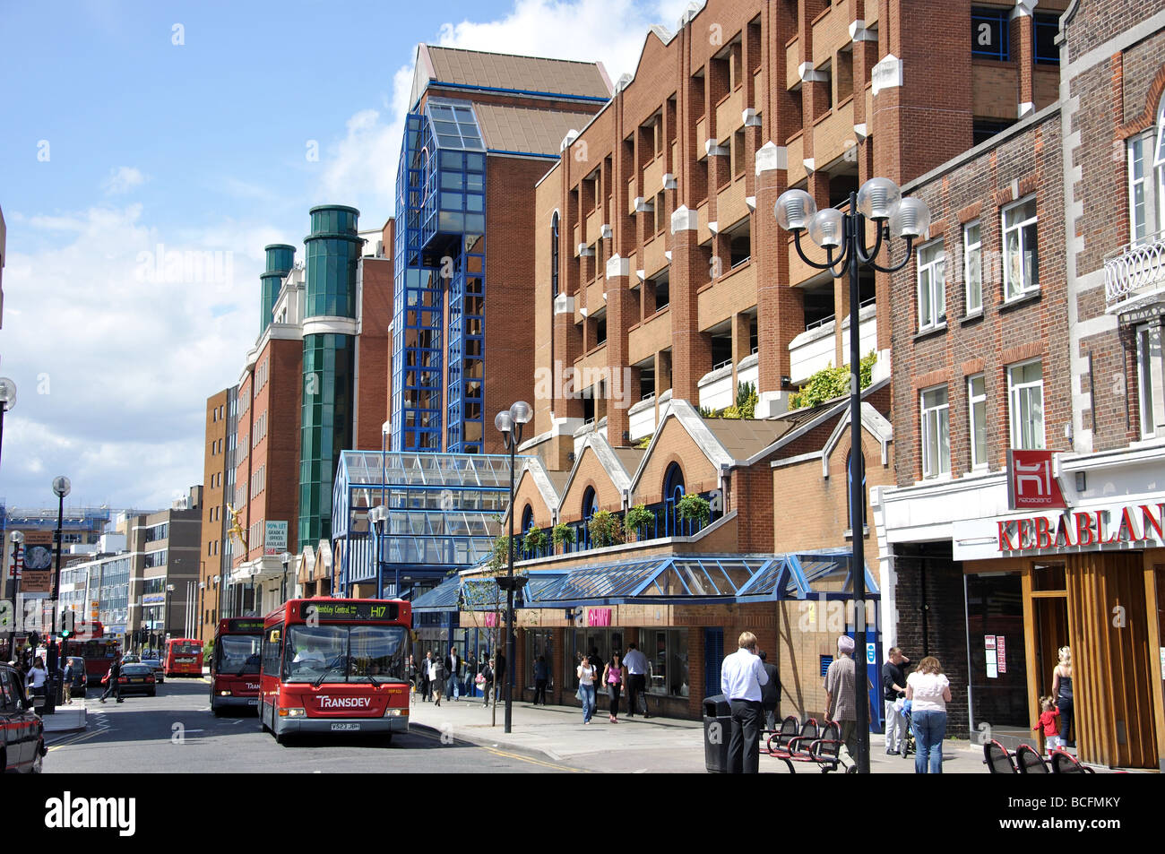 Modern office buildings, College Road, Harrow, London Borough of Harrow