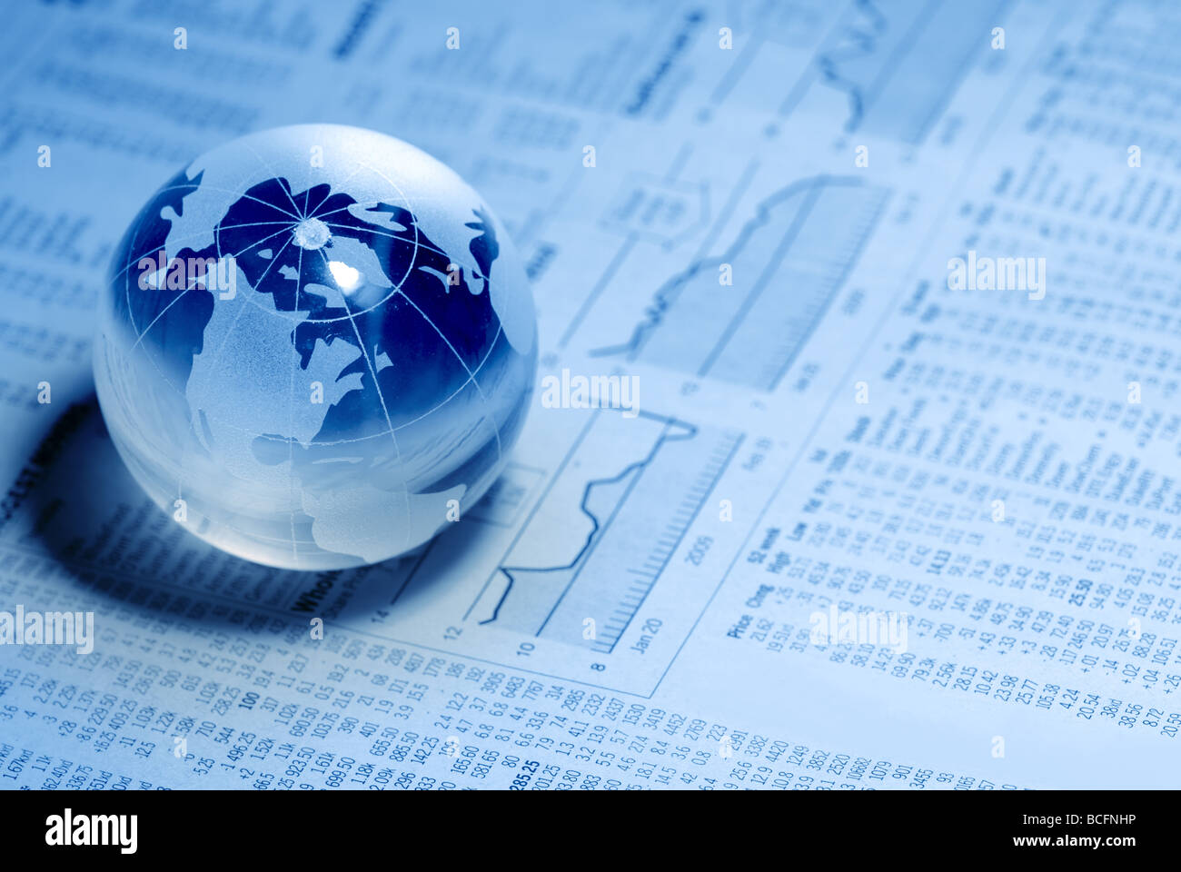 global investment Stock Photo