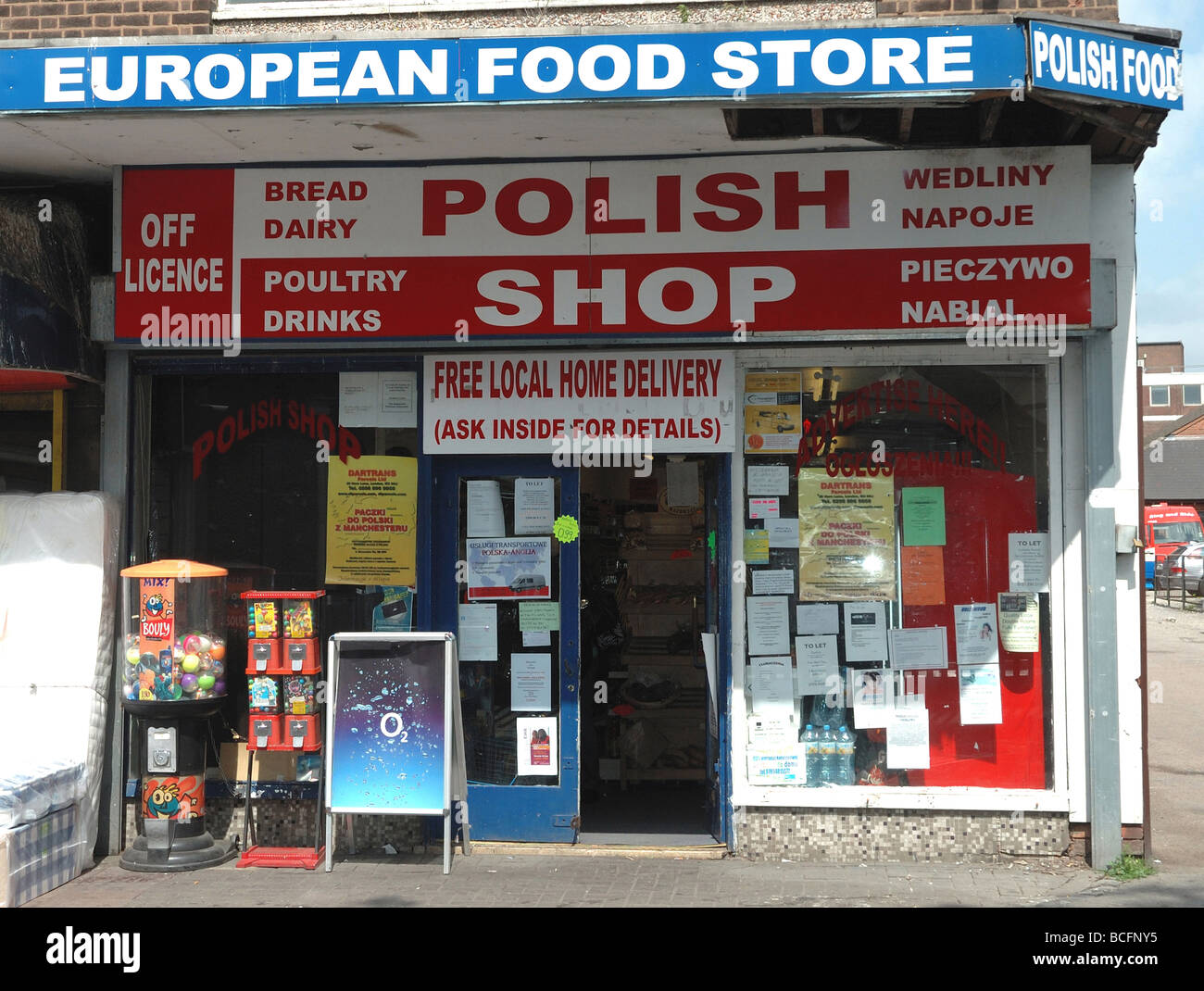 Polish shop,Erdington, Birmingham, U.K. Stock Photo