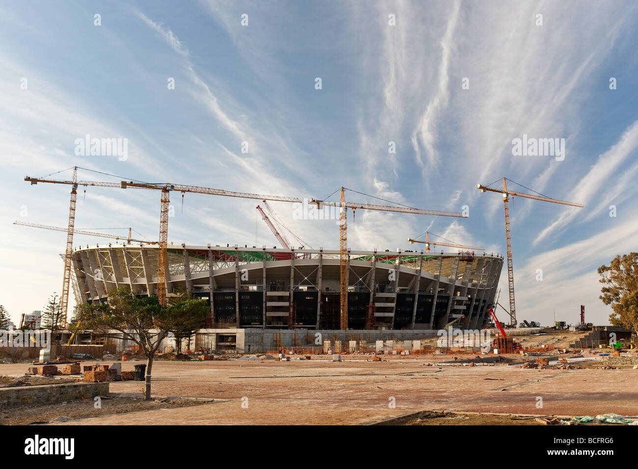 Greenpoint, Green Point, soccer stadium Cape town Fifa 2010 world cup South Africa Stock Photo