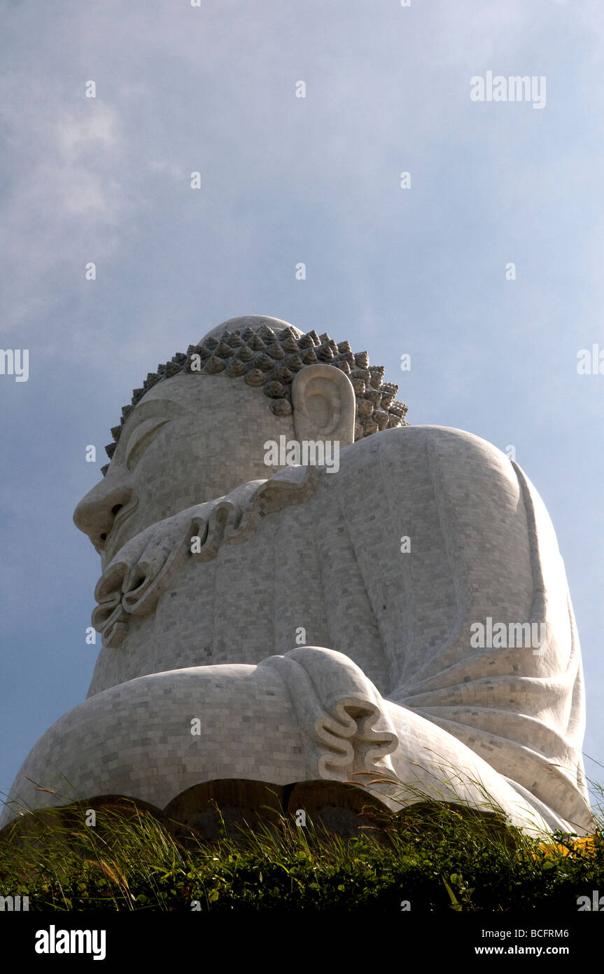 Marble big buddha image,Phuket, Thailand Stock Photo - Alamy