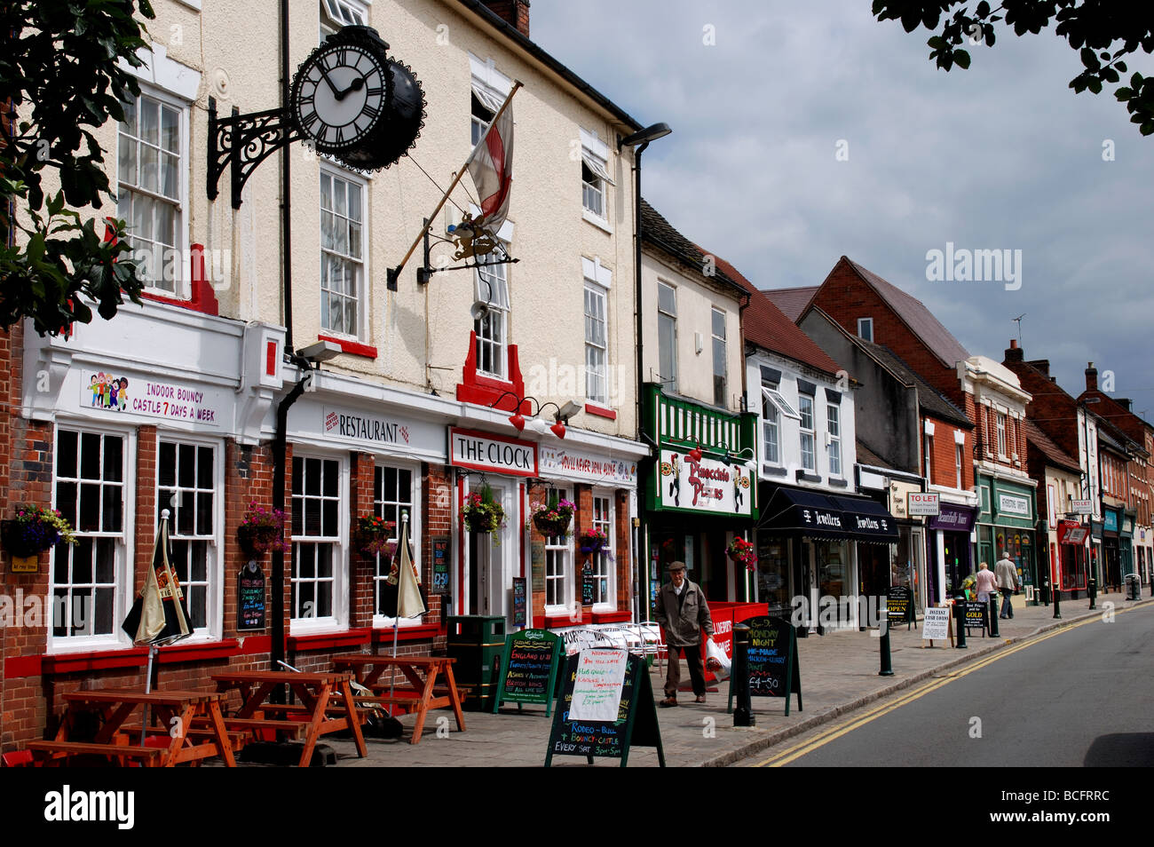 Long Street, Atherstone, Warwickshire, England, UK Stock Photo Alamy