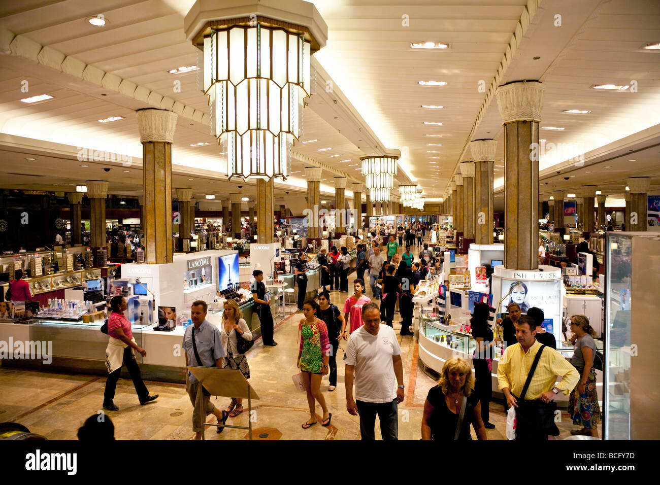 ground floor interior of Macy's flagship department store on 34th