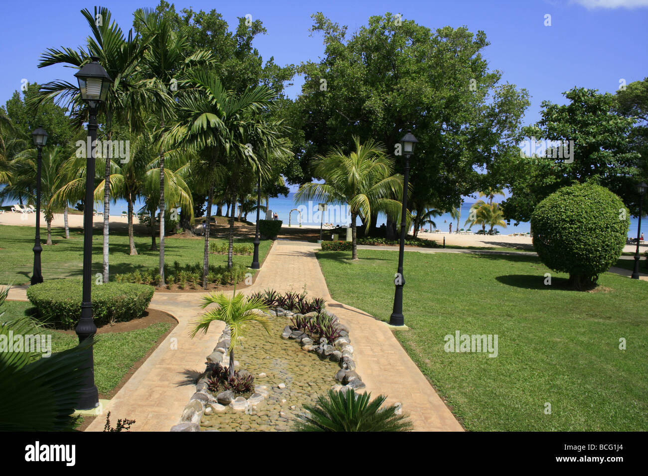 Lovely grounds of the Iberostar Tropical bay Hotel, Bloody Bay, Jamaica